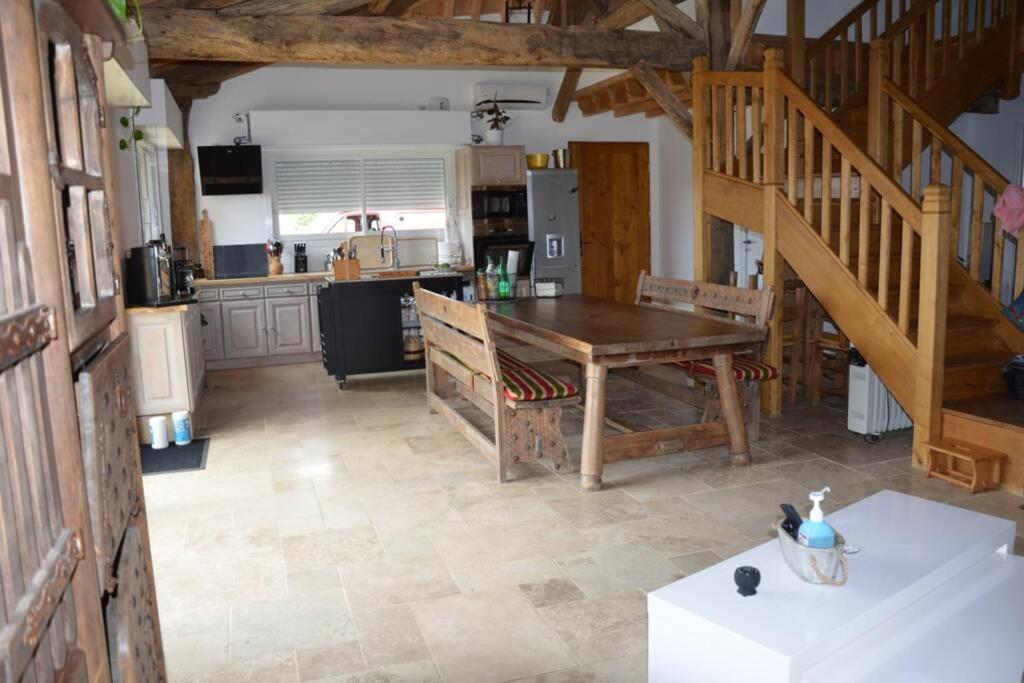 Maison dans corps de Ferme 6 couchages Pimbo Extérieur photo
