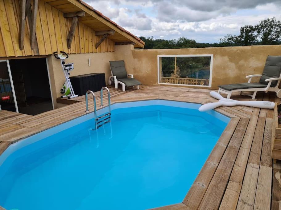 Maison dans corps de Ferme 6 couchages Pimbo Extérieur photo