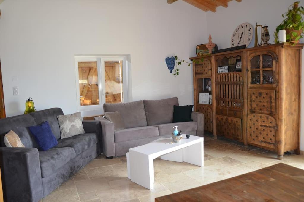 Maison dans corps de Ferme 6 couchages Pimbo Extérieur photo